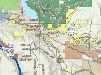 Orofino FD Map