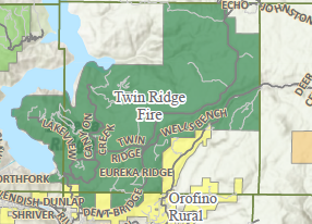 Twin Ridge RFD Map