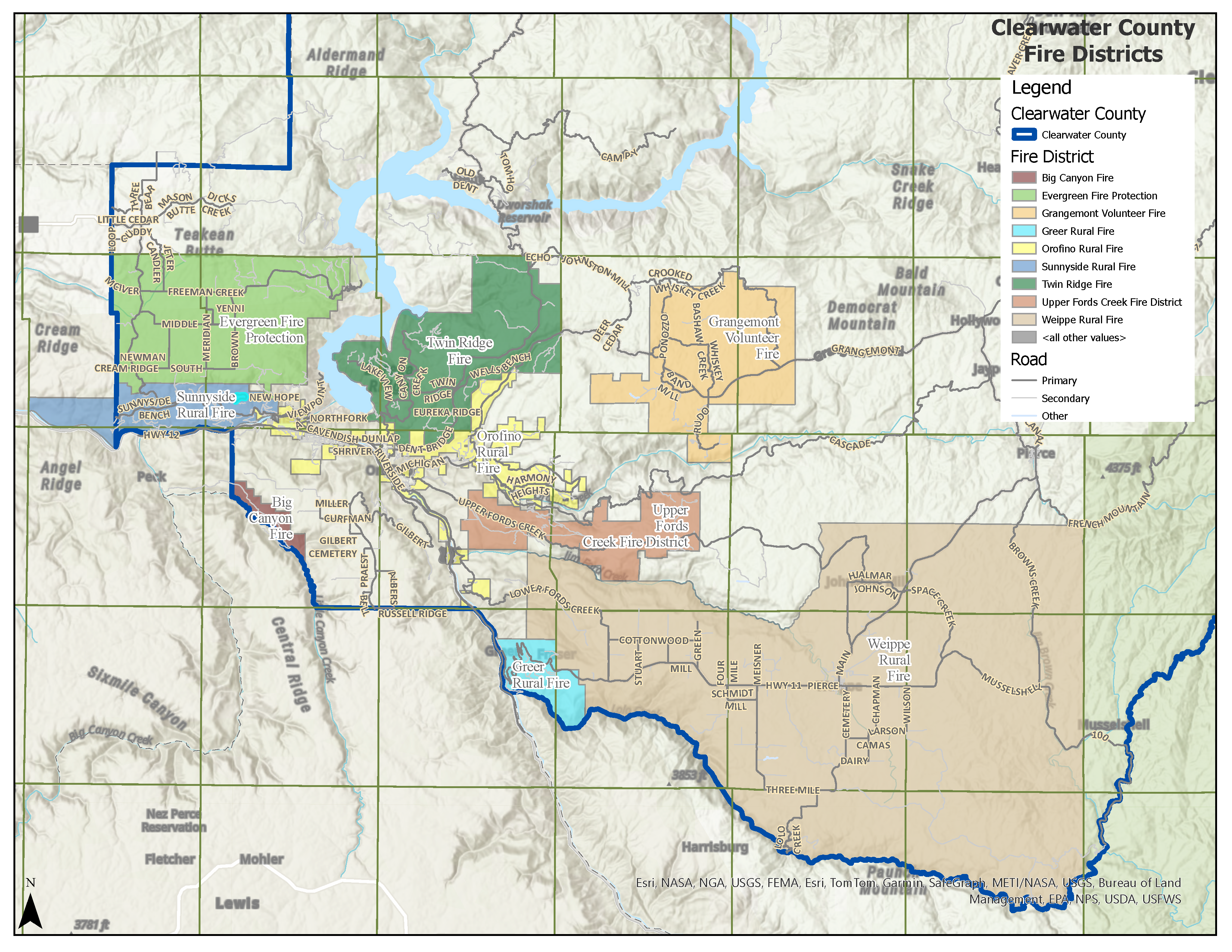 Full Fire District Map